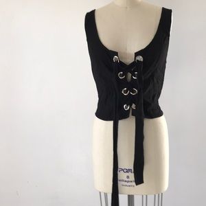 Free people tie up top